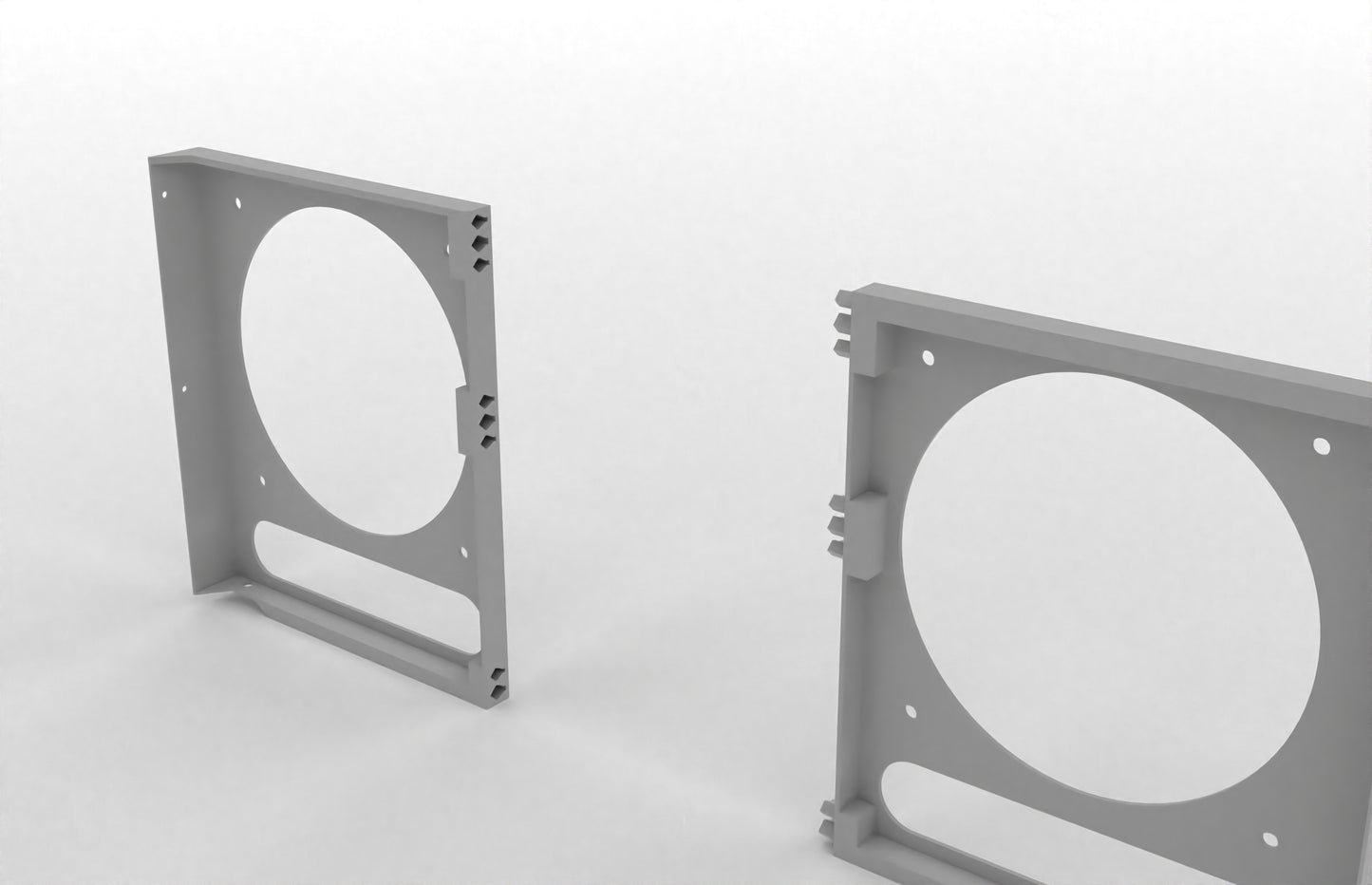 120mm fan shroud connectors